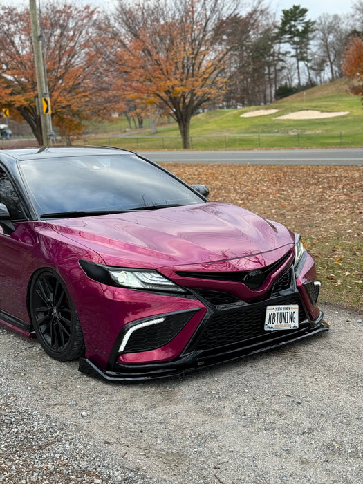 2018-2024 Toyota Camry GLOSS BLACK Front Lip