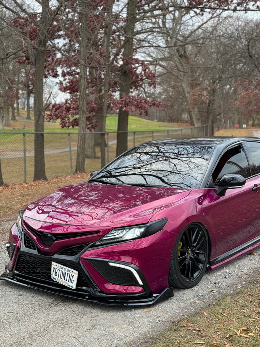 2018-2024 Toyota Camry GLOSS BLACK Front Lip