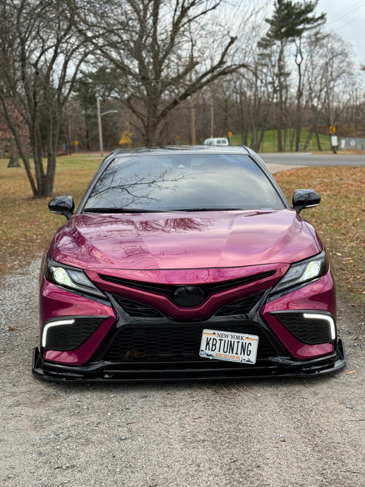 2018-2024 Toyota Camry GLOSS BLACK Front Lip