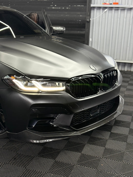 F90 M5 Competition M Performance Style Front Lip REAL CARBON FIBER