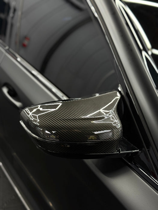 F90 M5 REAL Carbon Fiber Mirror Cap REPLACEMENTS