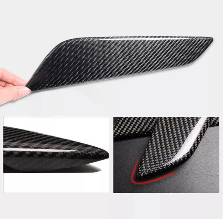 For BMW G30 G31 530i 540i 18-22 Real Carbon Fiber Side Fender Vent Cover Trim