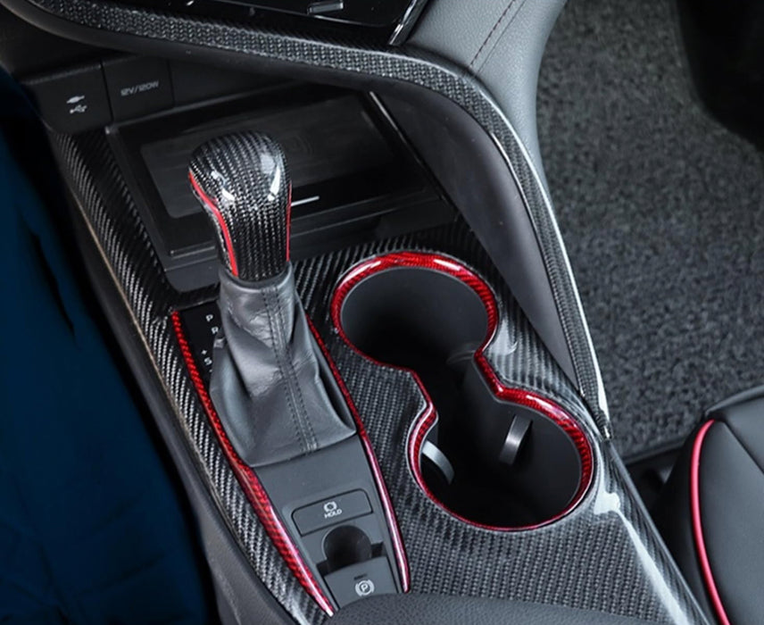 Camry 18-24 Center console Carbon fiber