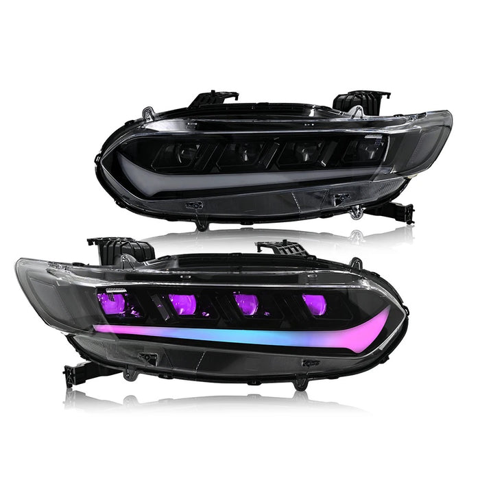 2018-2022 Honda Accord RGB Lexus Style Headlights