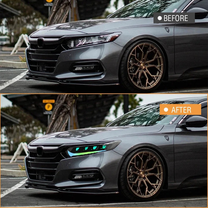 2018-2022 Honda Accord RGB Lexus Style Headlights