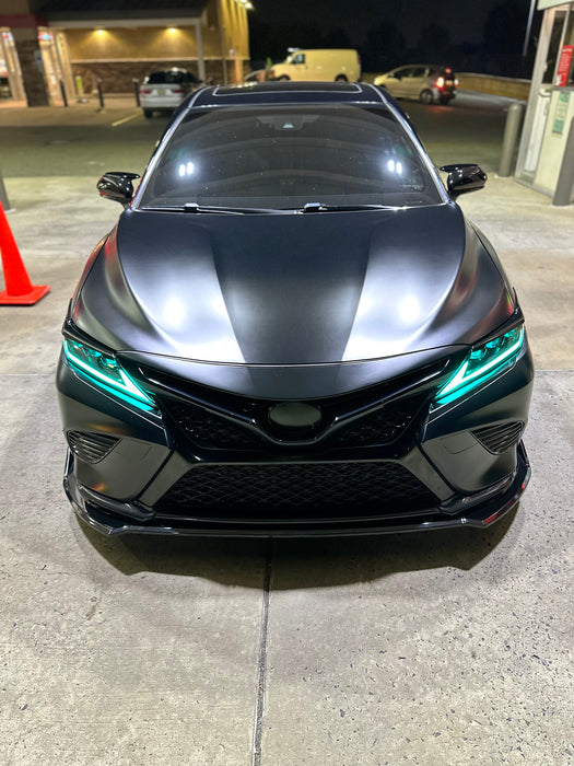 Front Bumper Lip Sport Style Toyota Camry 2018-2024