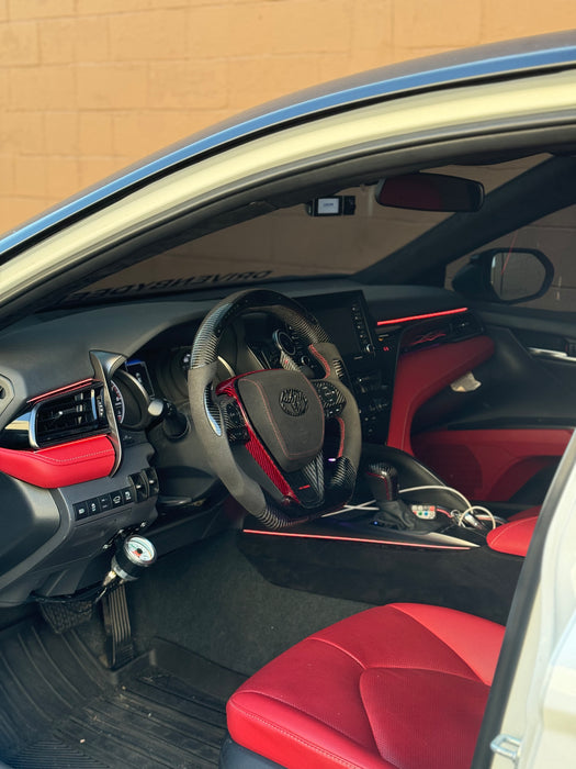 Custom Carbon Fiber Steering Wheel For Your Car!