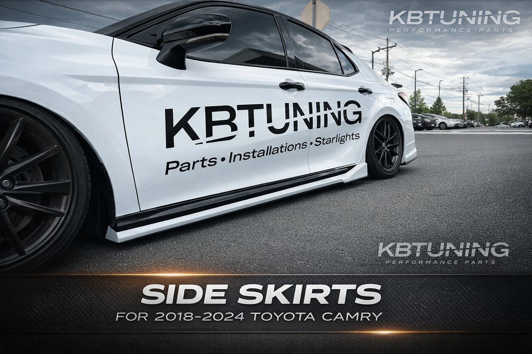 2018-2024 Toyota Camry JDM Style Side Skirts By Yofer