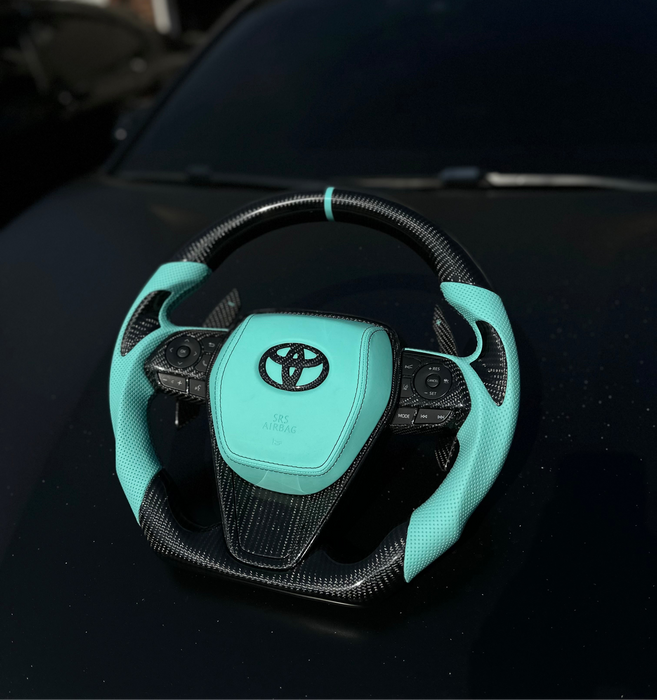 Custom Carbon Fiber Steering Wheel For Your Car!